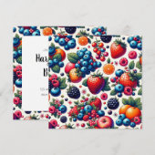 Vruchtbare harmonie: een symfonie van de beloning  kaart (Voorkant / Achterkant)