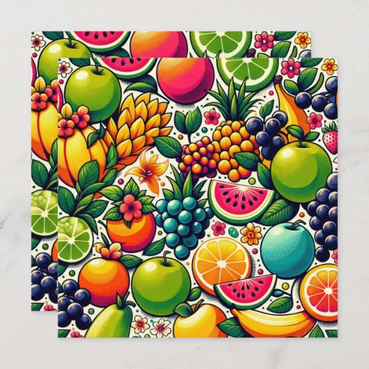 Vruchtbare Harmonie: Een symfonie van de Bounty va Kaart (Voorkant / Achterkant)