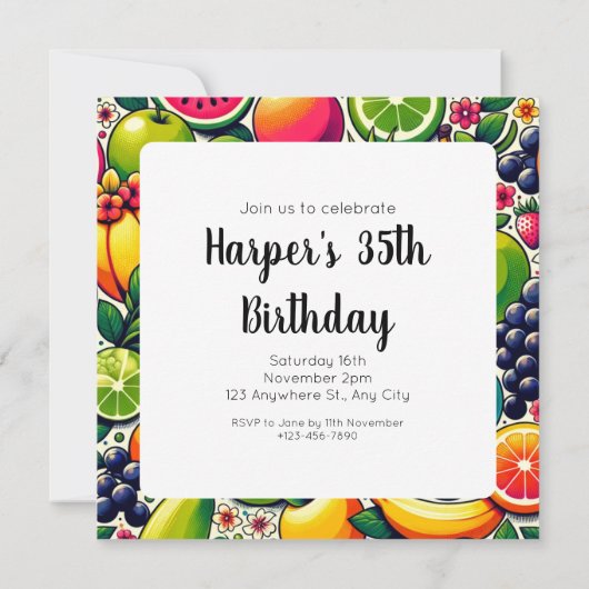 Vruchtbare Harmonie: Een symfonie van de Bounty va Kaart (Achterkant)