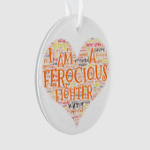 Vruchtbare kerstversiering ornament (voorkant)