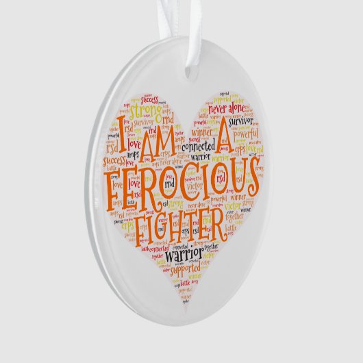 Vruchtbare kerstversiering ornament (voorkant)