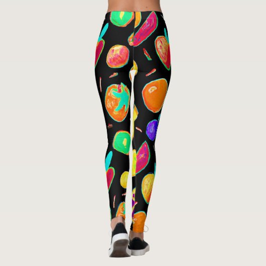 Vruchtbare Neon Visions Design Leggings (Achterkant)