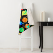Vruchtbare Neon Visions Design Sherpa Deken (In situ)