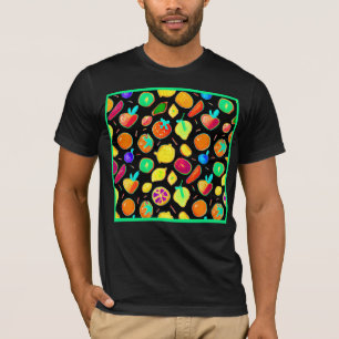 Vruchtbare Neon Visions Design T-shirt