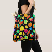 Vruchtbare Neon Visions Design Tote Bag (Dichtbij)