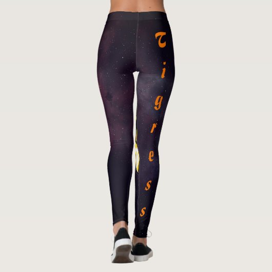Vruchtbare roeitijger leggings (Achterkant)