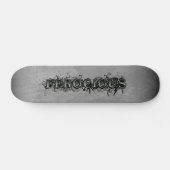 Vruchtbare Tattoo Slate Gray Ombre Persoonlijk Skateboard (Horizontaal)