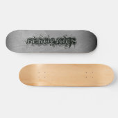 Vruchtbare Tattoo Slate Gray Ombre Persoonlijk Skateboard (Horizontaal)