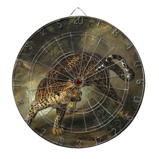 Vruchtbare wilde luipaarden (door Jean-Baptiste Ou Dartbord (Voorkant)
