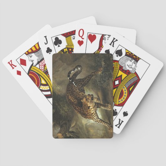 Vruchtbare wilde luipaarden (door Jean-Baptiste Ou Pokerkaarten (Achterkant)