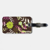 Vruchtblaasjes met fijne tederboomgriep bagagelabel (Achterkant horizontaal)