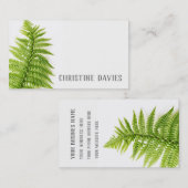 Vruchtblad, exotische plant, florale visitekaartje (Voorkant / Achterkant)