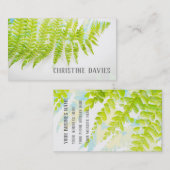 Vruchtblad, exotische plant, florale visitekaartje (Voorkant / Achterkant)
