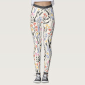 Vruchtbloempatroon Leggings (Voorkant)