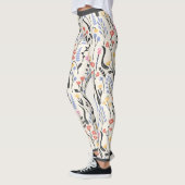 Vruchtbloempatroon Leggings (Links)