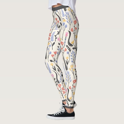 Vruchtbloempatroon Leggings (Links)