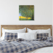Vruchtbomen van Gustav Klimt,  Art Nouveau Canvas Afdruk (Insitu (Slaapkamer))