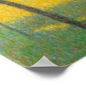 Vruchtbomen van Gustav Klimt,  Art Nouveau Poster (Hoek)