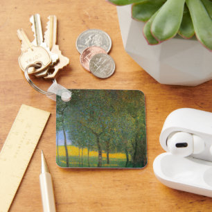 Vruchtbomen van Gustav Klimt,  Art Nouveau Sleutelhanger