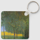 Vruchtbomen van Gustav Klimt, Art Nouveau Sleutelhanger (Achterkant)