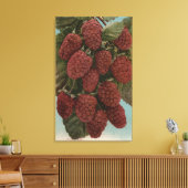 Vruchtchroomafnemer van LoganberriesStaat Canvas Afdruk (Insitu (Woonkamer))