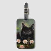 Vruchtdieren met celstaart bagagelabel (Voorkant (verticaal))