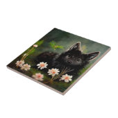 Vruchtdieren met celstaart tegeltje (Zijkant)