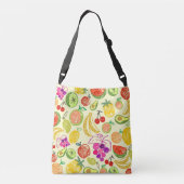 vruchtdoezelpatroon crossbody tas (Achterkant)