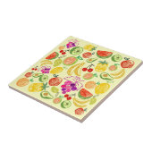 vruchtdoezelpatroon tegeltje (Zijkant)