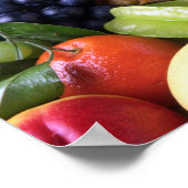 vruchten-82524 vruchten, zoete vruchten, exotische poster (Hoek)