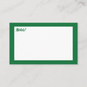 Vruchten aardbei rode klauw Dank u wel  Visitekaartje (Achterkant)