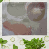 Vruchten Abstract 5 Theedoek (Gevouwen)