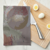 Vruchten Abstract 5 Theedoek (Quarter Fold)