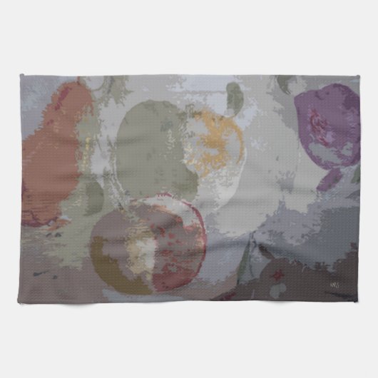 Vruchten Abstract 5 Theedoek (Horizontaal)