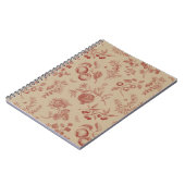 Vruchten, bessen en bloemen. Najaar naadloos patro Notitieboek (Linkerzijde)