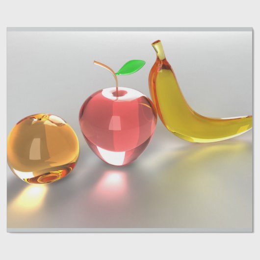 Vruchten Cadeaupapier (Vlak)