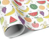 vruchten cadeaupapier (Rol Hoek)