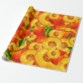 Vruchten Cadeaupapier (Uitgerold)