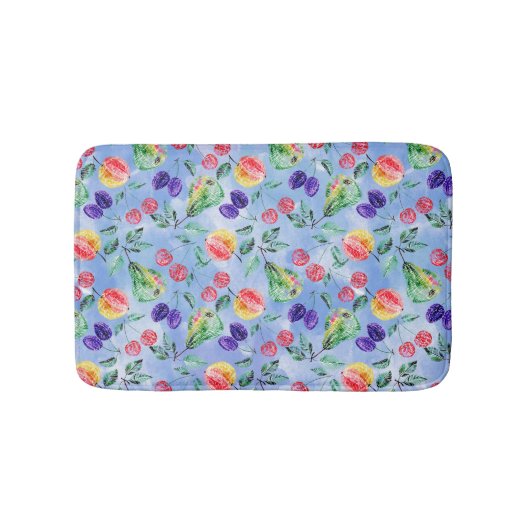 Vruchten en bessen. badmat (Voorkant)