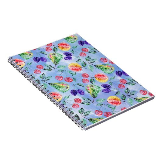 Vruchten en bessen. notitieboek (Rechterzijde)