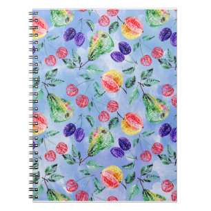 Vruchten en bessen. notitieboek