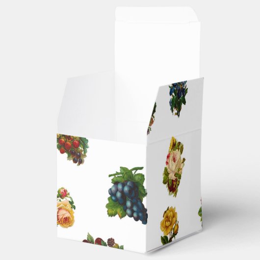 vruchten en bloemen bedankdoosjes (Geopend)