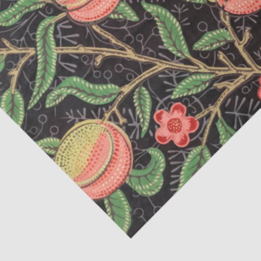  Vruchten en Bloemen Donkere Academie Tissuepapier (Detail)