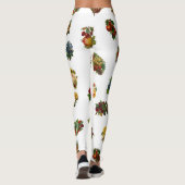  vruchten en bloemen leggings (Achterkant)