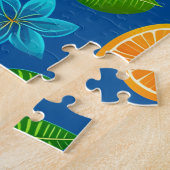 Vruchten en bloemen legpuzzel (Zijkant)