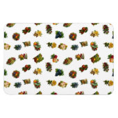  vruchten en bloemen magneet (Horizontaal)