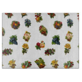  vruchten en bloemen snijplank (Voorkant)