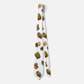  vruchten en bloemen stropdas (Voorkant)