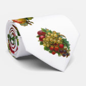  vruchten en bloemen stropdas (Opgerold)