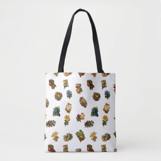 vruchten en bloemen tote bag (Voorkant)